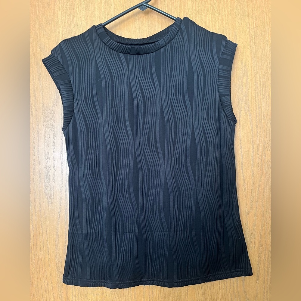 Elegant Black Sleeveless Top